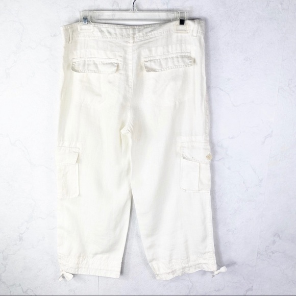 [Joie] Perfect Linen Cargo Pants - Picture 3 of 5